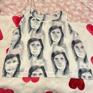 “Old” American Apparel chiffon tank